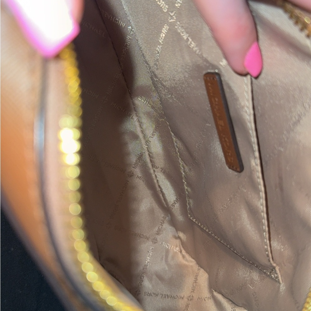 Michael Kors Brown and Cream Crossbody Bag - Picture 5 of 5